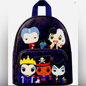 Disney Villians Print Mini Backpack